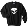 alien pattern sweatshirt