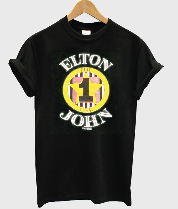 elton john lipstick shirt