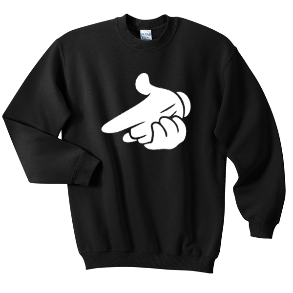 mickey hands sweatshirt