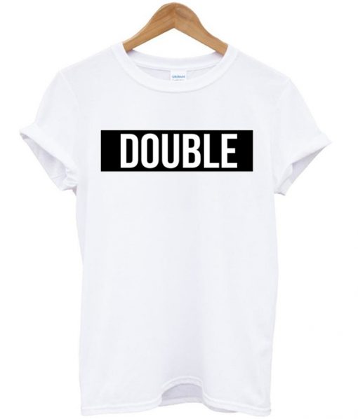 double font T Shirt