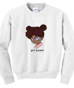 girl power anime sweatshirt
