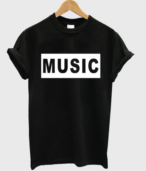 t shirt music is the answer