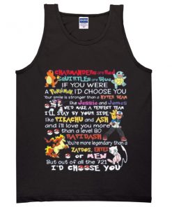charmander are red pokemon quotes tanktop
