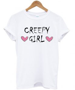 Creepy Girl Hearts T-shirt