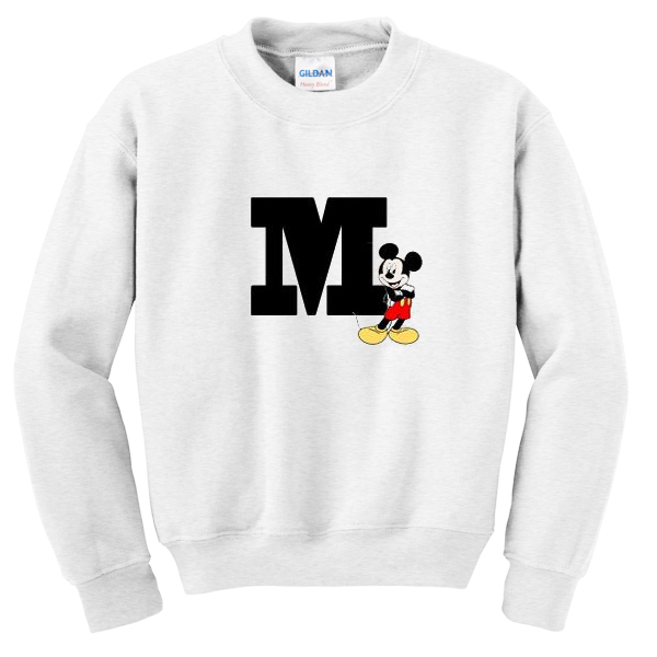 reserved mickey mouse sweatshirt