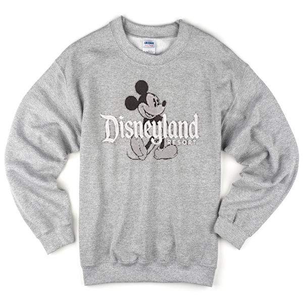 grey disneyland sweatshirt