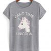 party time unicorn t-shirt
