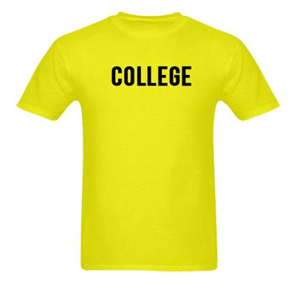 college t shirt