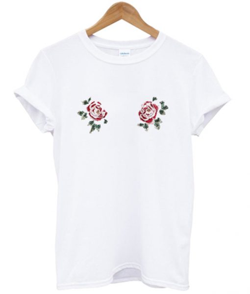 two flower t-shirt