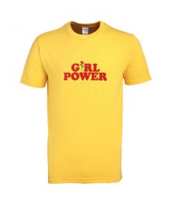 girl power yellow tshirt