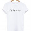 friends font t-shirt