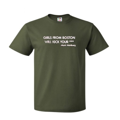 girls from boston will kick your tshirt