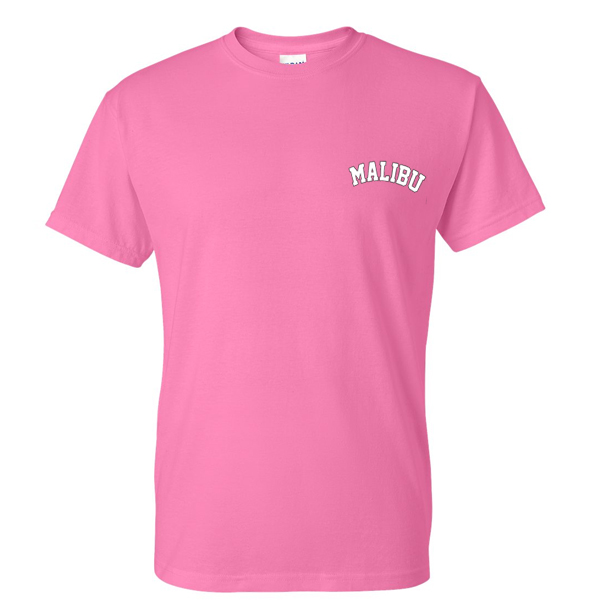 malibu pink tshirt