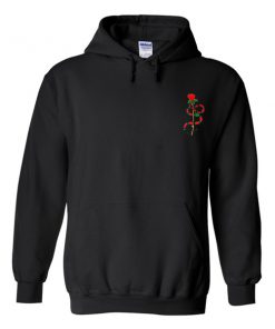 rose and snake hoodie