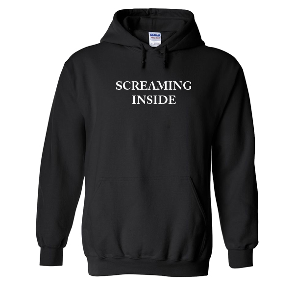 screaming inside t shirt