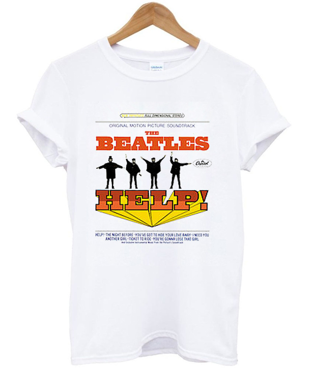 beatles help shirt