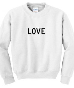 love font sweatshirt