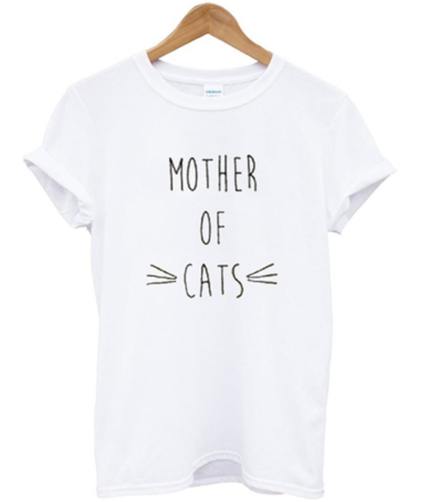 mother of cats tee