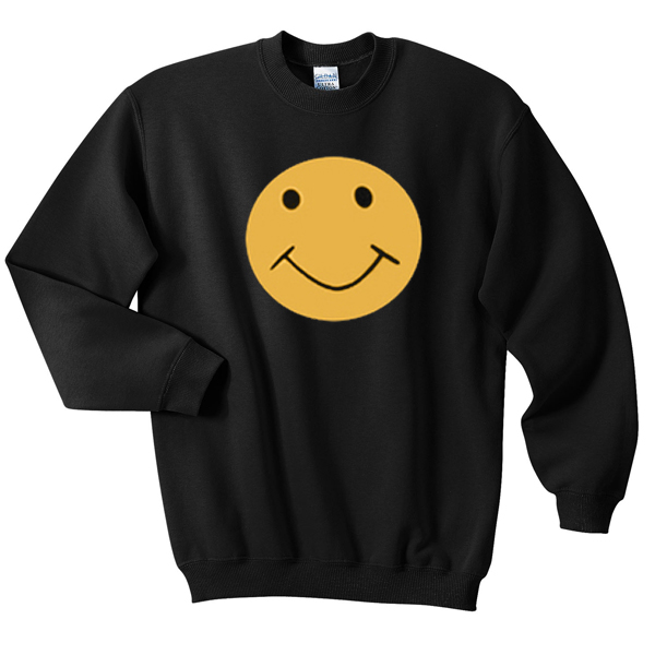 smiley sweatshirt