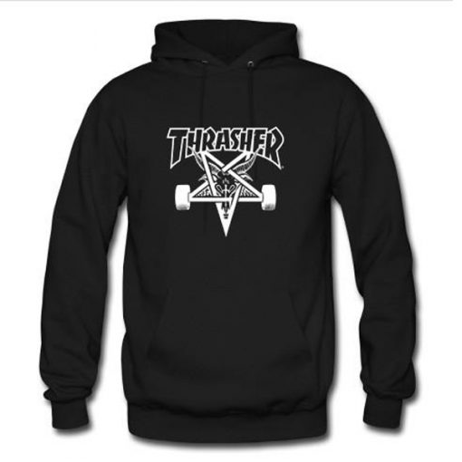thrasher logo hoodie