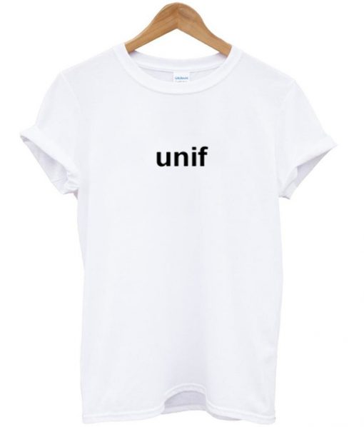 unif font t-shirt