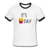 it's french frieit's french fries day ringer tshirts day ringer tshirt