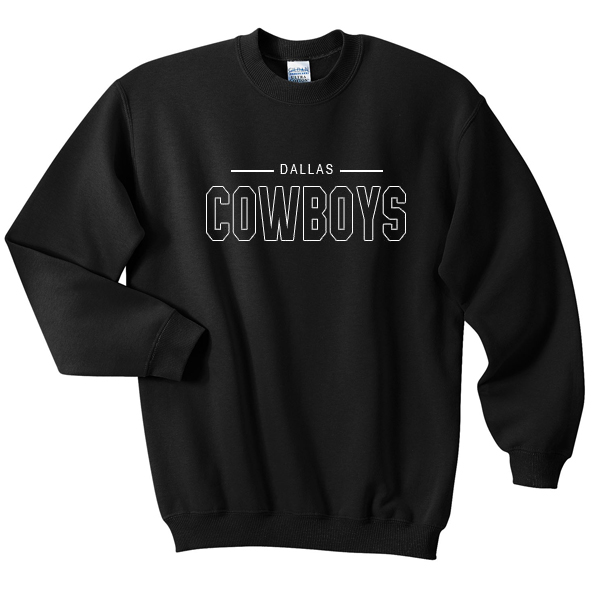 white cowboys sweatshirt