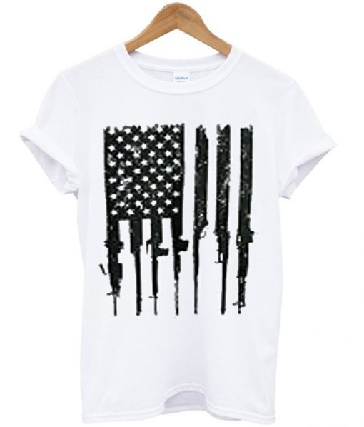 rifle flag t-shirt