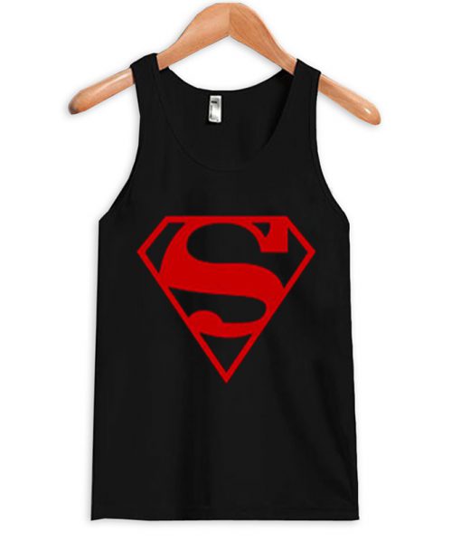 superman logo tank top