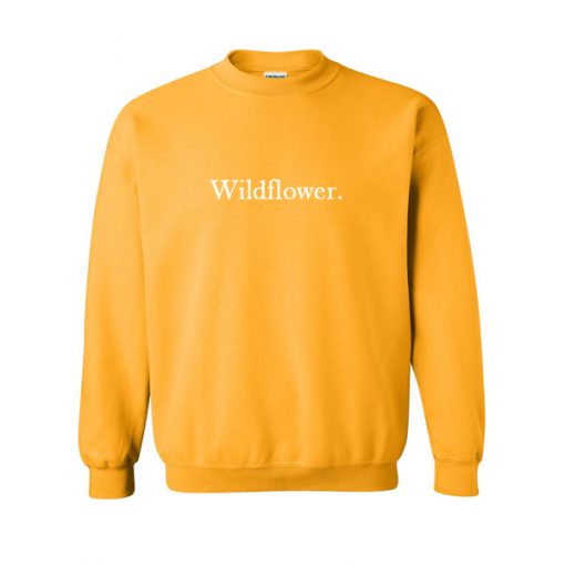 wildflower yellow sweatshirt