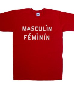 masculin feminin tshirt