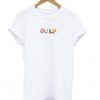 multi colors 3D golf t-shirt