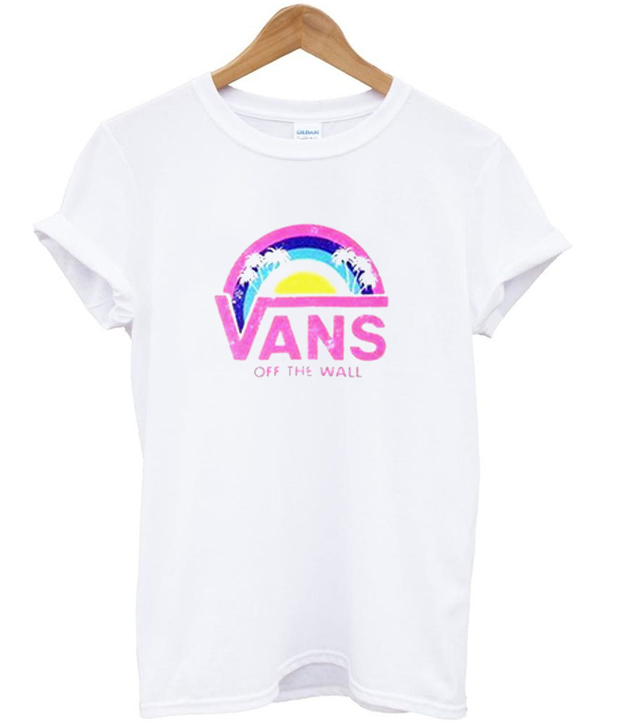 vans rainbow tshirt