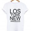 lost york new angeles t-shirt