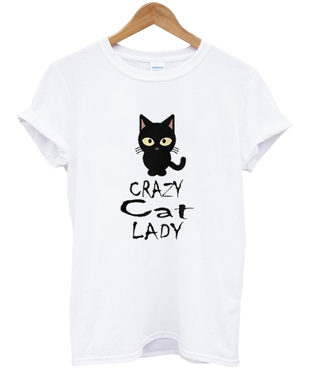 Crazy Cat Lady T Shirt