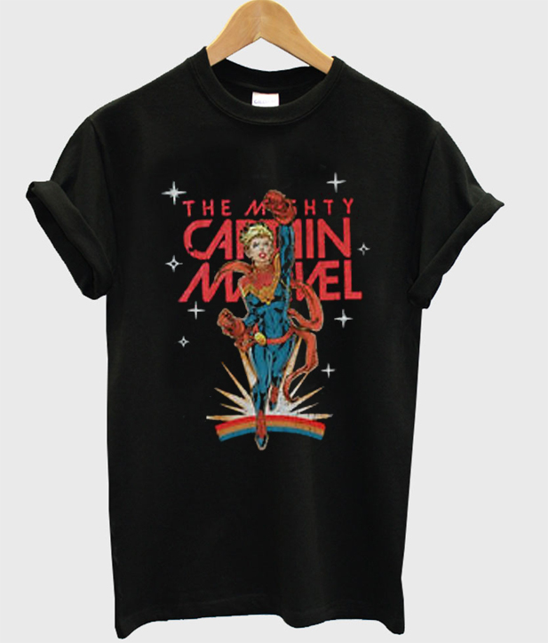 the mighty captain marvel shirt