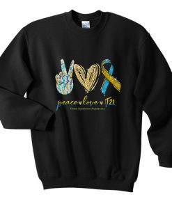 peace love sweatshirt