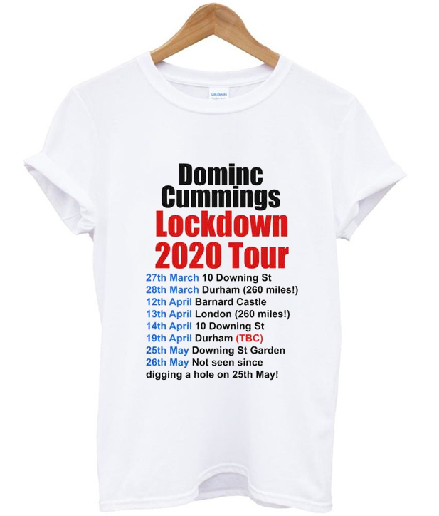 dominic cummings lockdown t shirt