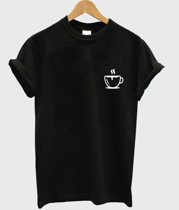 dye white shirt with coffee