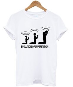 evolution of superstition t-shirt
