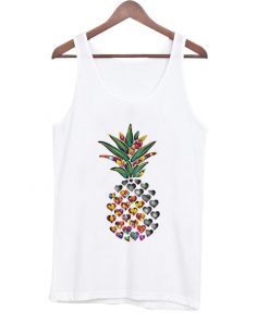 pineapple heart tank top